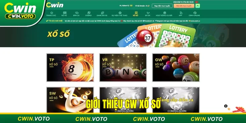 Xổ số GW sân chơi uy tín và an toàn