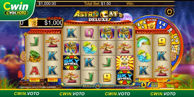 Mèo Phát Tài Cwin tạo ấn tượng ban đầu với đồ họa bắt mắt